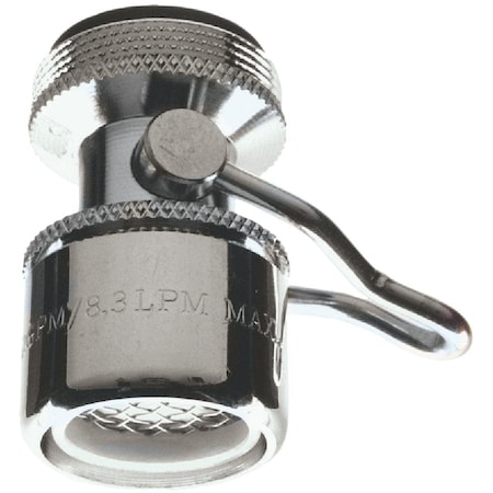 All-Source 1.5 GPM Dual Thread Faucet Aerator with On/Off Switch 487171